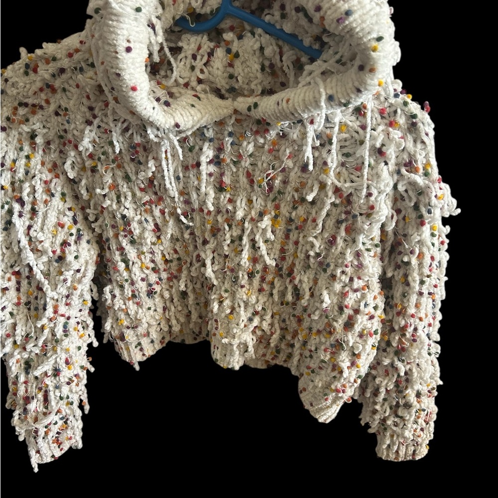 EARTHBOUND Speckled Cropped hoodie Sweater